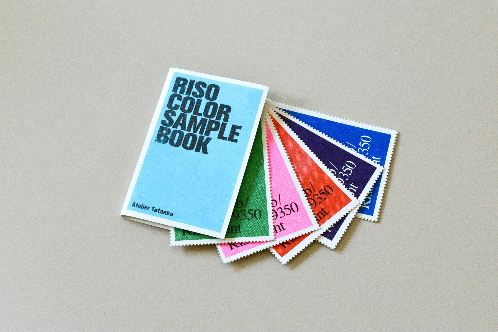 Foto del campionario per la stampa in risografia
