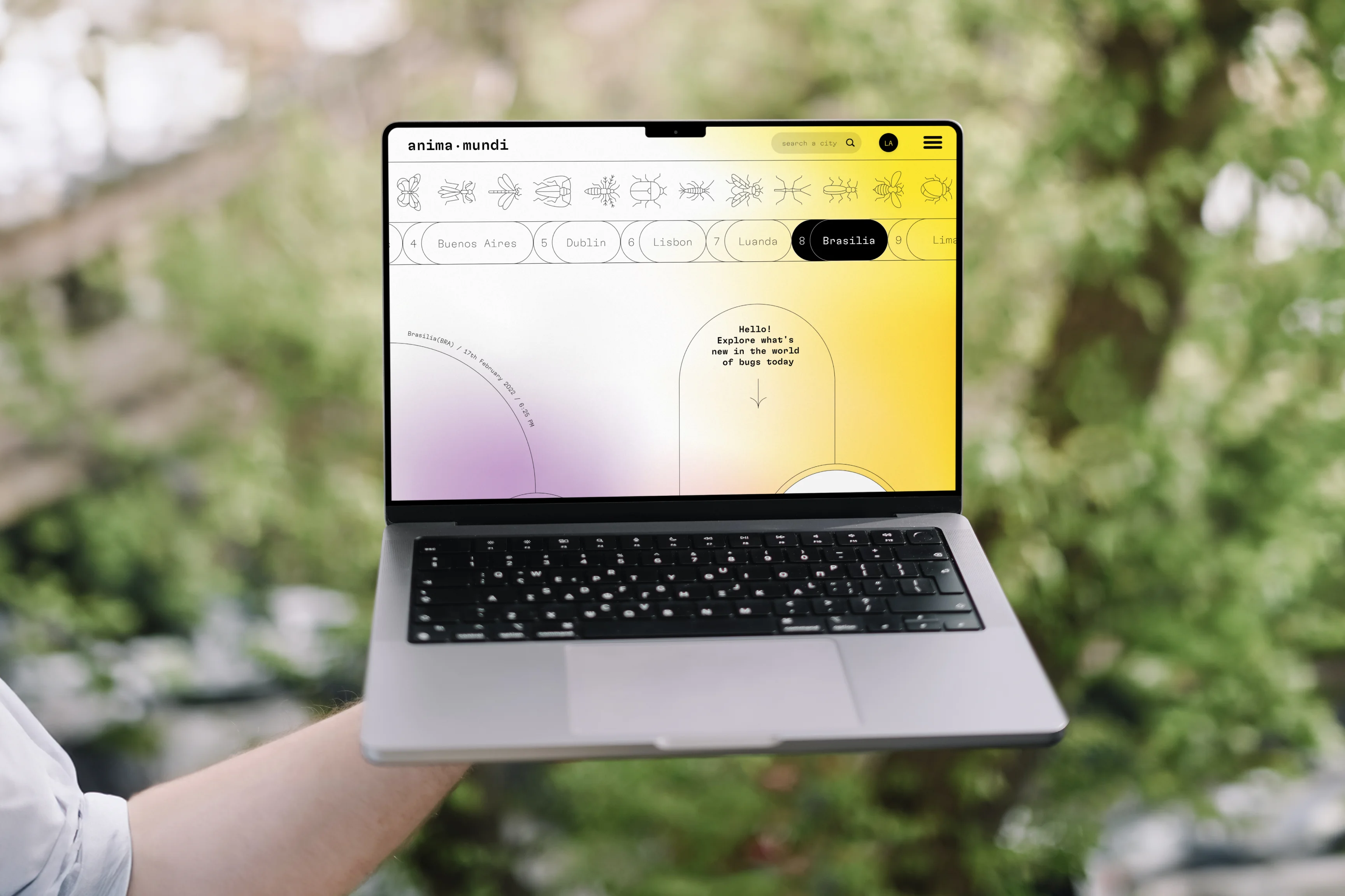 Foto del sito web di anima-mundi