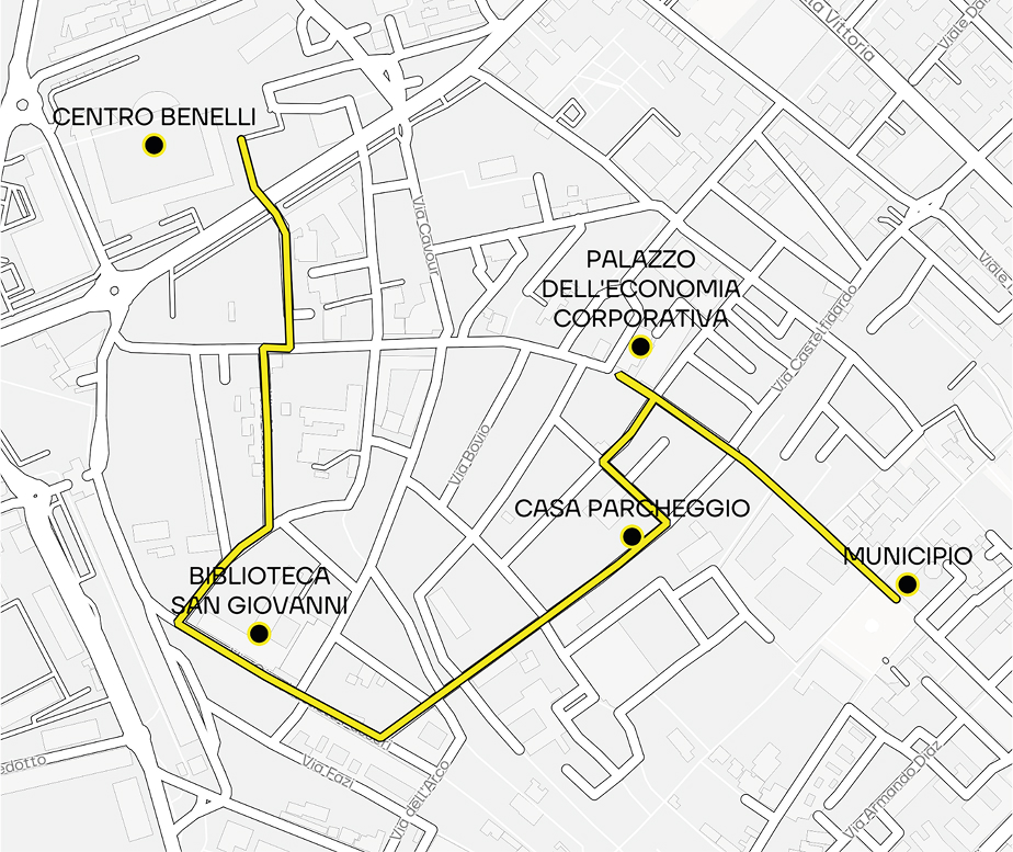 itinerario Architetture-Manifesto del progetto ARC