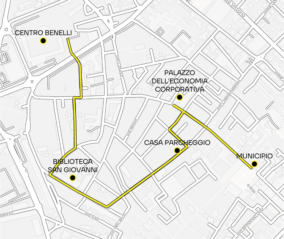 itinerario Architetture-Manifesto del progetto ARC