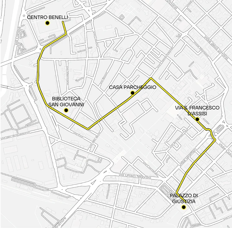 itinerario Architetture secondo-novecento del progetto ARC