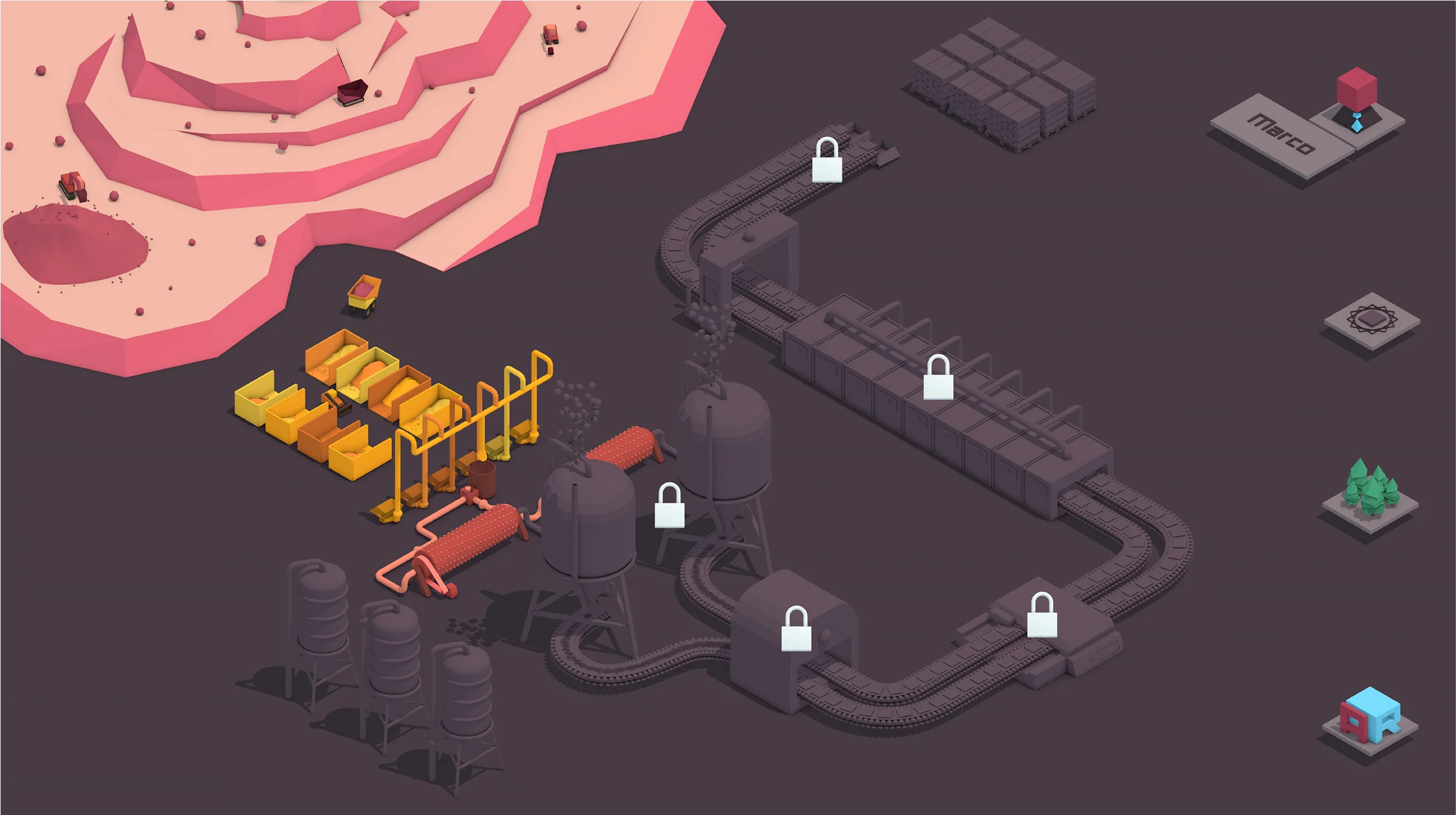 Schermata che mostra la UI dell'applicazione