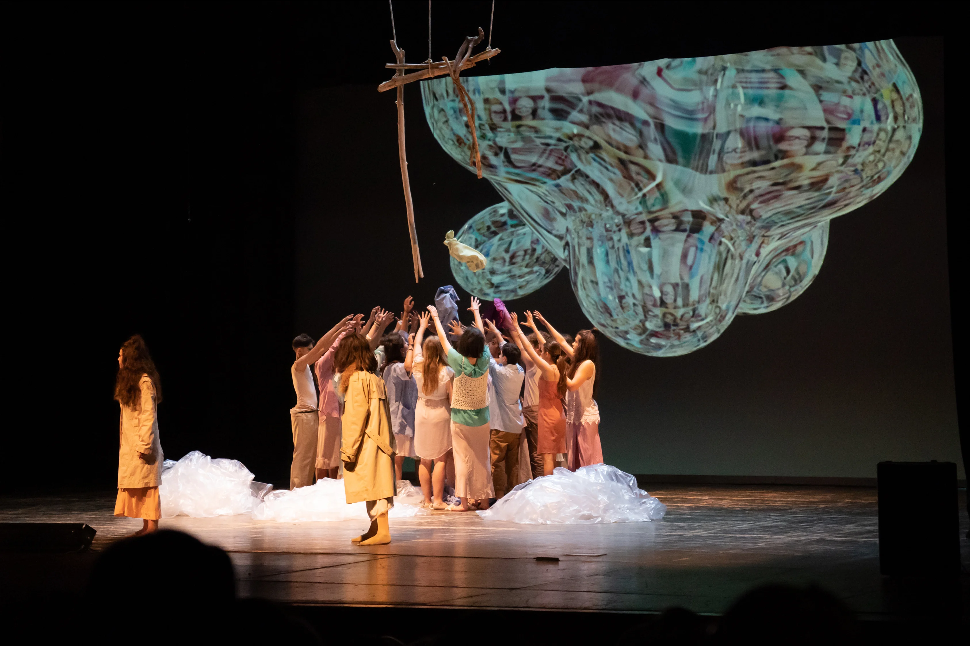 Foto della scenografia teatrale