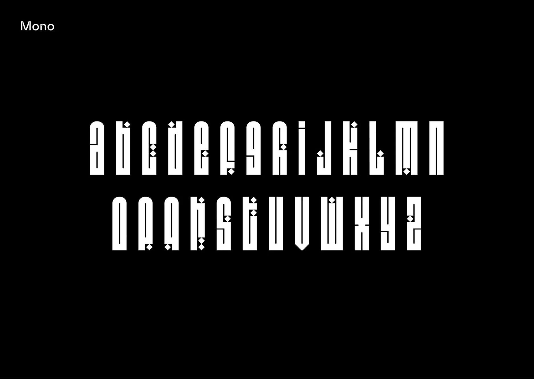 immagine del font Mono