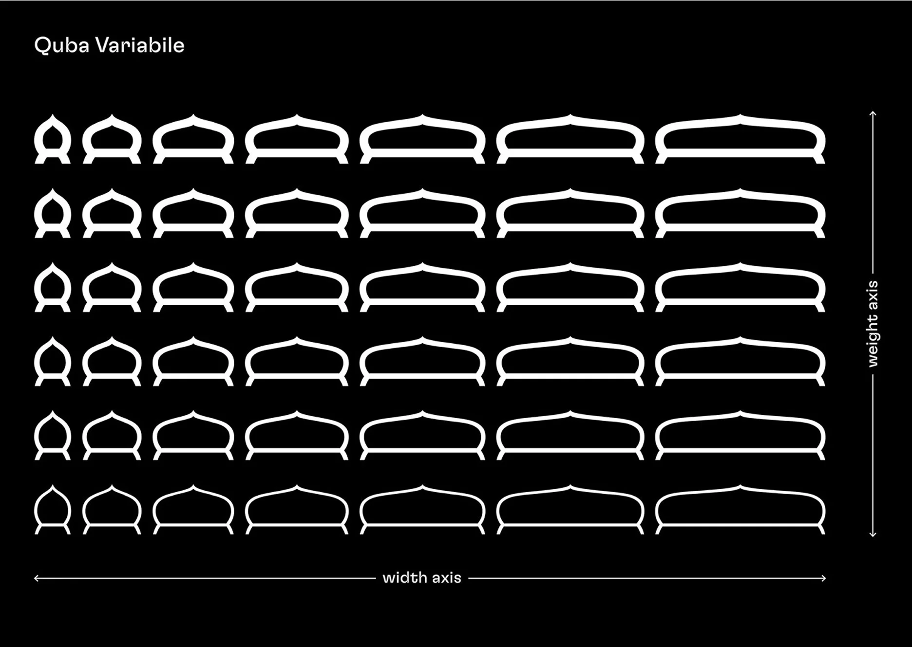 immagine del font Quba