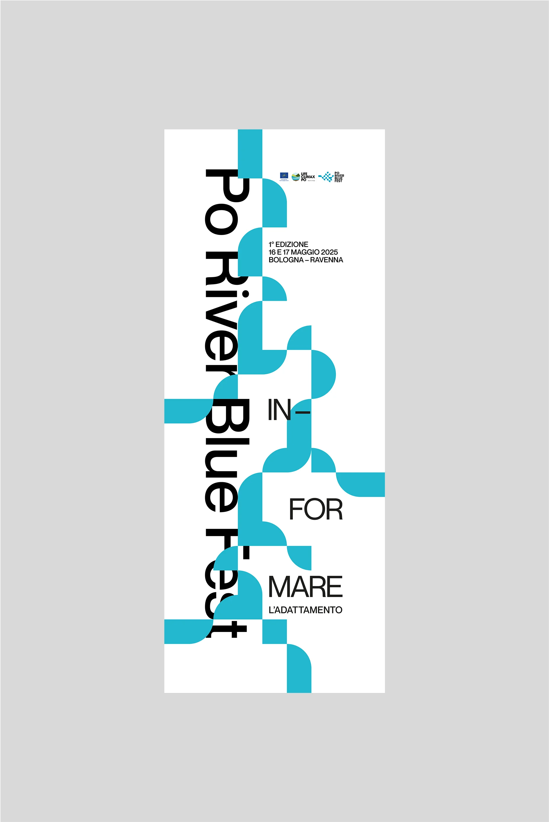 Immagine vettoriale della grafica realizzata per la bandiera del Festival